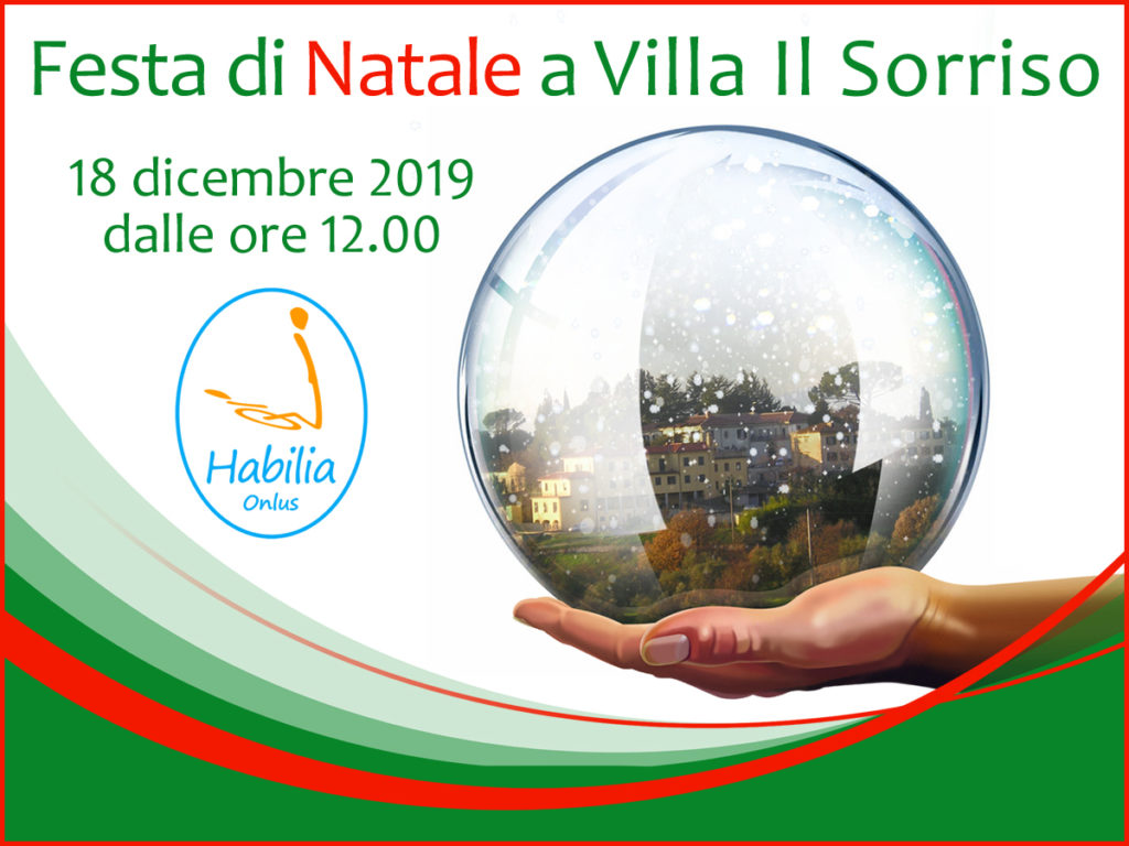 festa di natale a villa il sorriso