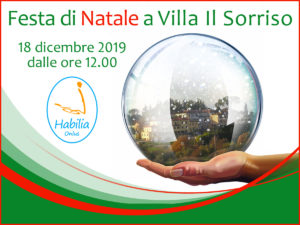 festa di natale a villa il sorriso