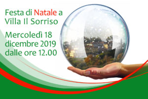 festa di natale a villa il sorriso