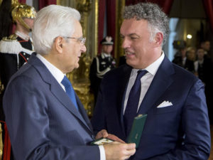 Marco Bartoletti premiato dal Presidente della Repubblica Sergio Mattarella