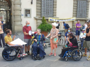 sit-in per vita indipendente