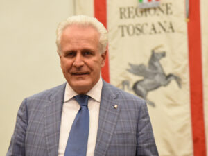 Il Presidente della Regione Toscana Eugenio Giani