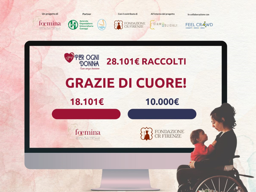 GRAZIE DI CUORE - Progetto "Per ogni donna – Cure senza barriere"