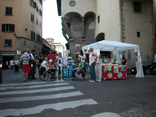 Notte bianca del 21 Giugno 2008 al Ponte Vecchio a Firenze