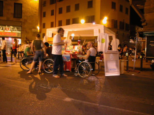 Notte bianca del 21 Giugno 2008 al Ponte Vecchio a Firenze