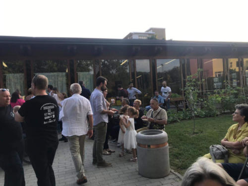 festa per l'inaugurazione del giardino di Lorenzo e Gabriella all'Unità Spinale di Firenze